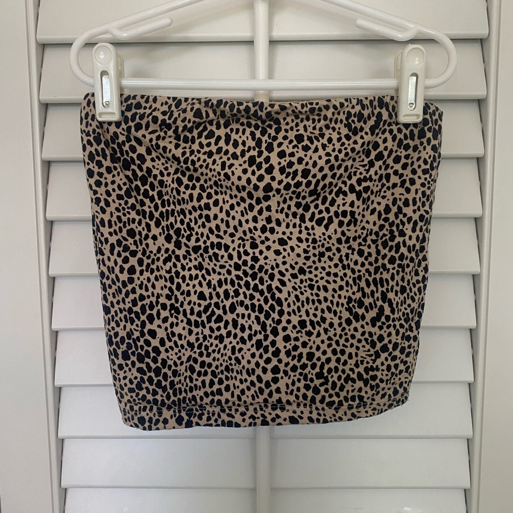 American Eagle Cheetah Tube Top